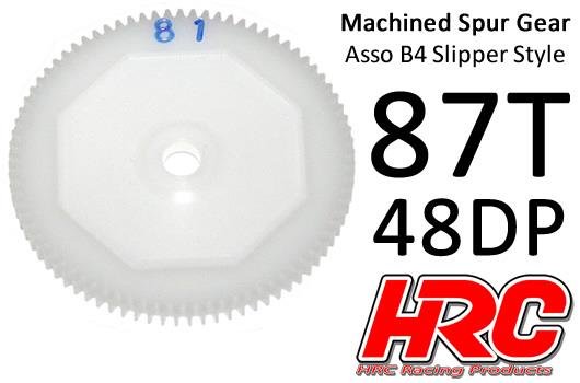 Hauptzahnrad - 48DP - Low Friction Gefräst Delrin - Associated Off Road Slipper - 87Z / HRC74887B4