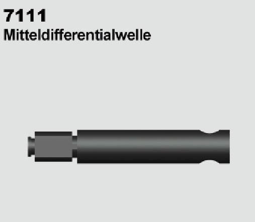 7111 | Welle Mitteldifferential