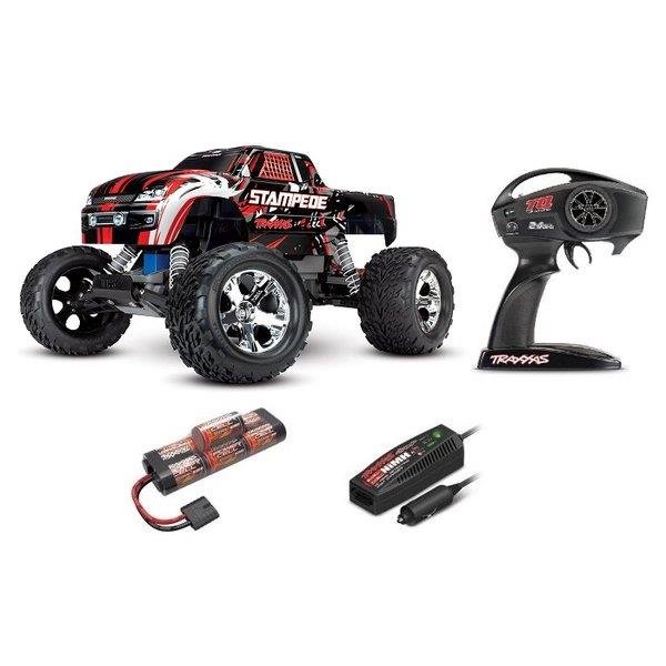 X TRAXXAS Stampede RTR +12V-Lader+Akku