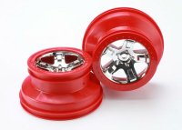 Felgen SCT chrome / rot 2WD hinten