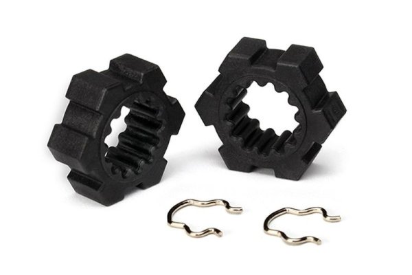 Radmitnehmer, Sechskant (2) Hex Clips (2)