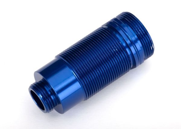 Dämpfergehäuse GTR L blau eloxiert, PTFE coated (1)