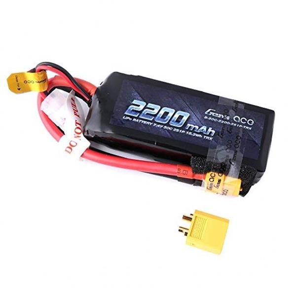 Gens ace 2200mAh 2S1P 50C 7,4V Lipo Batterie mit XT60-Stecker