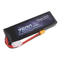 Gens ace 7600mAh 2S2P 50C 7,4V Lipo Batterie mit...