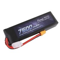 B-50C-7600-2S2P-TRX-XT60 Gens ace 7600mAh 2S2P 50C 7,4V Lipo Batterie mit XT60-Stecker