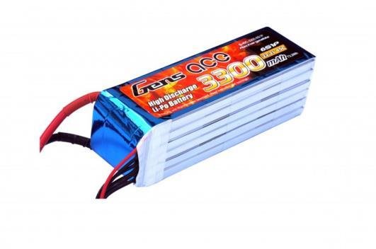 Lipo Akku Gens ace 3300 mAh 22,2V 45C 6S1P