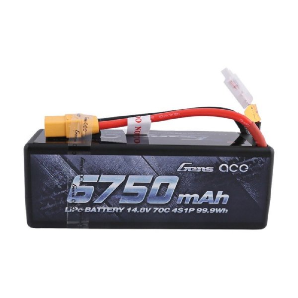 LiPo Akku Gens ace 6750mAh 14.8V 70C 4S1P Deans