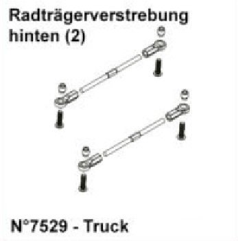 Radträgerverstrebung hinten Truck (2)