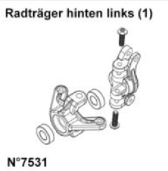 Radträger hinten links (1)