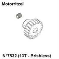 Motorritzel 13 Z&auml;hne