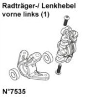 Radtr&auml;ger-/ Lenkhebel vorne links (1)