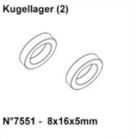 Kugellager 8x16x5 (2)