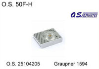 O.S. 25104205 Heat Sink Cylinder Head 50F-H Zylinderkopf