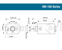 KR-rb109-13 Elektromotor Blue RM-130 12V