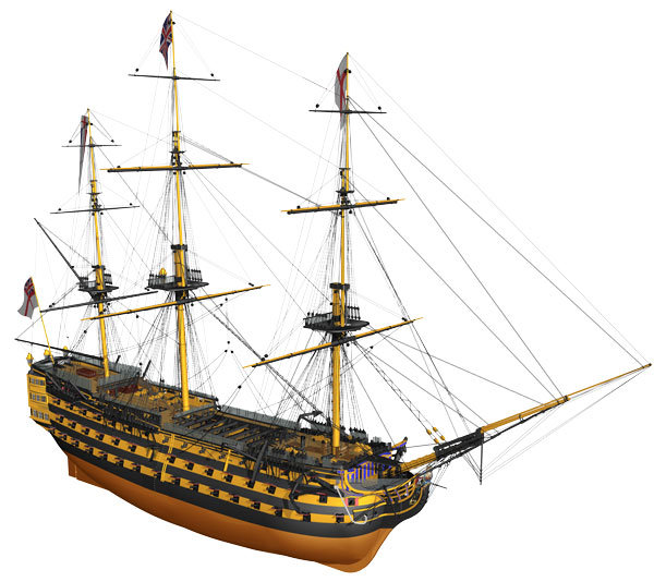 HMS Victory 1:75 Baukasten