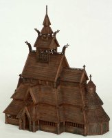 KR-21210 Gol Stabkirche 1:87 Baukasten