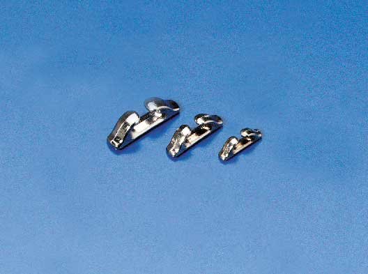 Lippe Chrom Metall 9mm (10Stk)