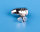 KR-63223 Sirene verchromt  Riva-Beschlag