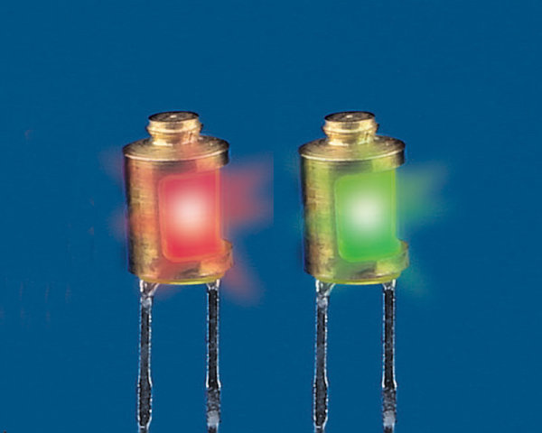 Positionslampen rot/grün 4 mm mit LED  (Satz)
