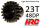 HRC74823 Motorritzel - 48DP - Stahl - Leicht - 23Z