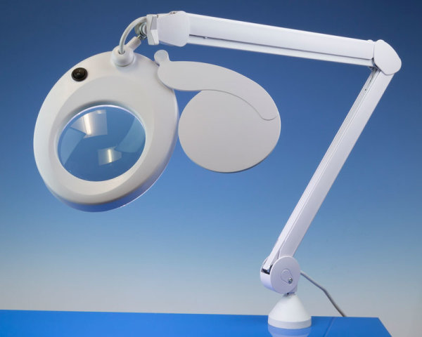 Standlupe Slimline 125 mm Ø LED Beleuchtung