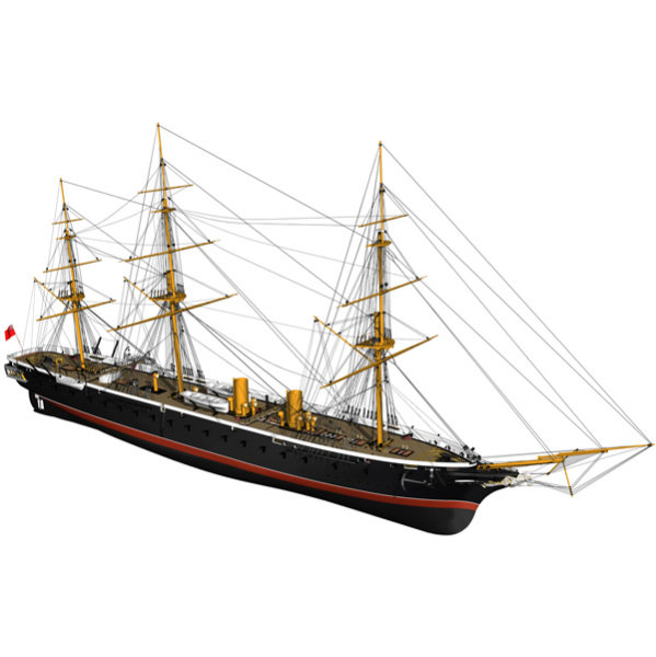 HMS Warrior 1:100 Baukasten