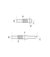 KR-rb100-01 Staurohr Set für Wasserkühlung  Metall