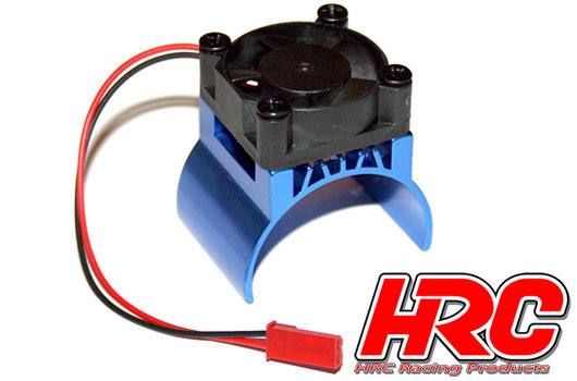 Motorkühlkörper - TOP mit Brushless Lüfter - 5~9 VDC - 540 Motor - Blau