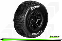 LR-T3147SBTF SC-Turbo  soft   Felge schwarz (2) *J* 12mm TRX-Slash vorn    LOUISE