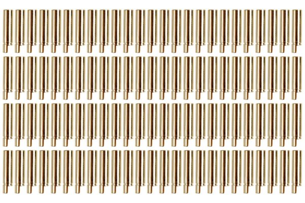 Goldkontakt Ø4,0mm Lötkelch halboffen 100 Buchsen |Yuki AM-606-100F