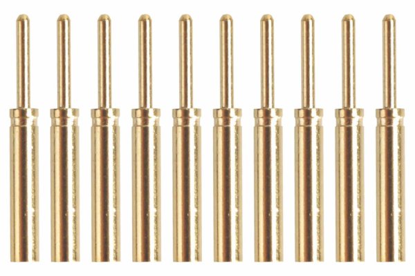 Goldkontakt Ø0,8mm 10 Stecker |Yuki AM-601-10M