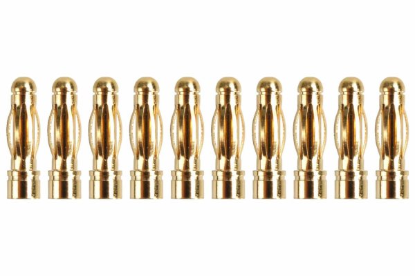 Goldkontakt Ø3,0mm 10 Stecker |Yuki AM-603-10M