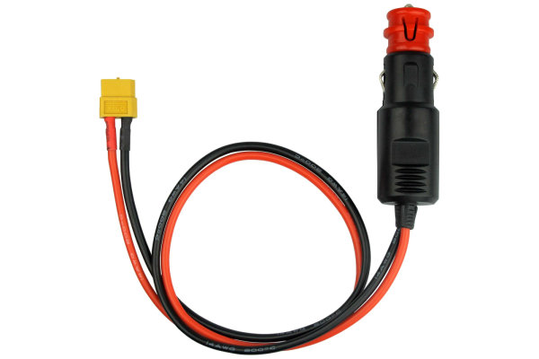 Adapter XT60 Buchse «-» Zigarettenanzünder Stecker 180W |Yuki 610029