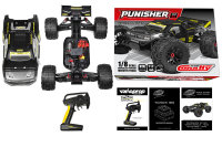 C-00171 Team Corally - Punisher XP 6S - 1/8 Monster Truck LWB - RTR - Brushless Power 6S - No Battery - No Charger