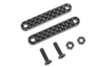 Team Corally - Chassis Brace Stiffener - Front - fits part C-00180-022 - Graphite 2.5mm - 2 pcs