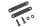 C-00180-254 Team Corally - Chassis Brace Stiffener - Front - fits part C-00180-022 - Graphite 2.5mm - 2 pcs