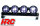 HRC8724BW Lichtset - 1/10 oder Monster Truck - LED - JR Stecker - Dachleuchten Stange - Typ B Weiss