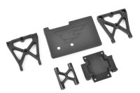 Team Corally - Center Roll Cage Mount - Composite - 1 Set