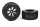 C-00180-378 Team Corally - Off-Road 1/8 Monster Truck Tires - Gripper - Glued on Black Rims - 1 pair