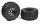 C-00180-612 Team Corally - Off-Road 1/8 MT Tires - Mud Claws - Glued on Black Rims - 1 pair