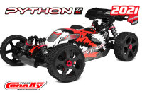 C-00182 Team Corally - PYTHON XP 6S - Model 2021 - 1/8 Buggy EP - RTR - Brushless Power 6S - No Battery - No Charger