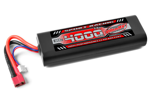 Team Corally - Sport Racing 30C - 4000Mah - 2S - 7,4V - T-Plug - Hard Case