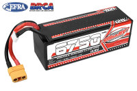 Team Corally - Voltax 120C LiPo Battery - 6750mAh - 14.8V - Stick 4S - Hard Wire - XT90