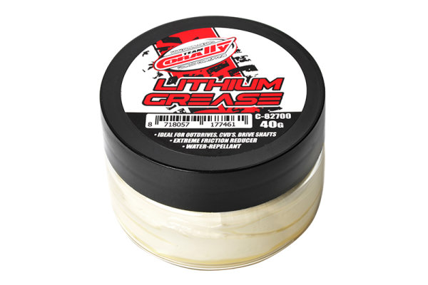 Team Corally - Lithium Grease 25gr - Ideal for metal to metal application - Extreme friction reducer - Water repellant
