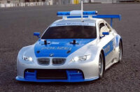 HRC8731B Lichtset - 1/10 TC/Drift - LED - JR Stecker - Polizei Dachleuchten V1 - 6 Blinkenmodus (Blau / Blau)105x30x26mm