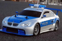 HRC8731B Lichtset - 1/10 TC/Drift - LED - JR Stecker - Polizei Dachleuchten V1 - 6 Blinkenmodus (Blau / Blau)105x30x26mm