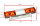 HRC8731O Lichtset - 1/10 TC/Drift - LED - JR Stecker - Rettung Dachleuchten V1 - 6 Blinkenmodus (Orange / Orange)