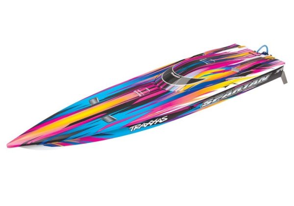 TRAXXAS SPARTAN pink Rennboot Brushless