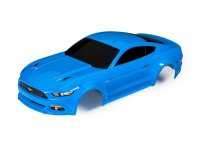 Karosserie Ford Mustang blau mit Aufkleber