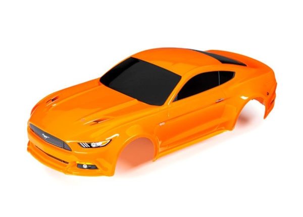 Karosserie Ford Mustang orange mit Aufkleber